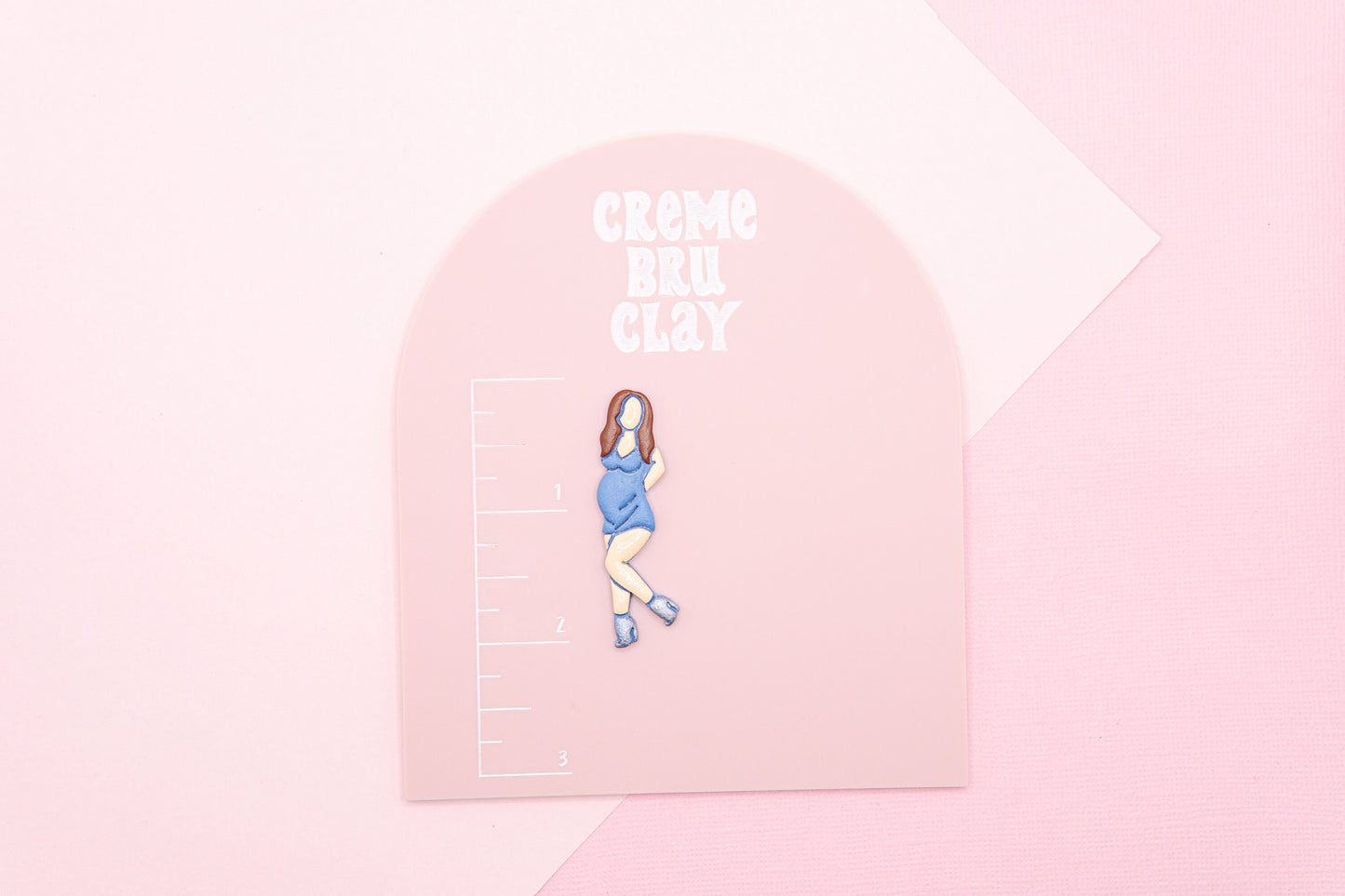 Pregnant Woman Polymer Clay Cutter, Nursery Rhyme Baby Themed Clay Tools