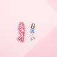 Pregnant Woman Polymer Clay Cutter, Nursery Rhyme Baby Themed Clay Tools