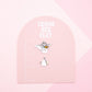 Stork and Baby Polymer Clay Cutter Set, Nursery Rhyme Baby Themed Clay Tools