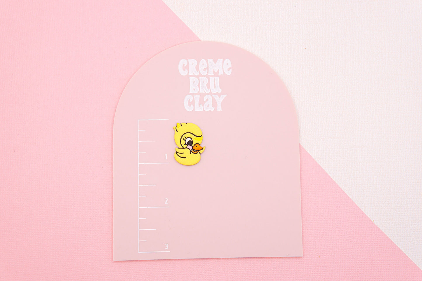 Rubber Ducky Polymer Clay Cutter, Nursery Rhyme Baby Themed Clay Tools, Yellow Rubber Duck Clay Cutter