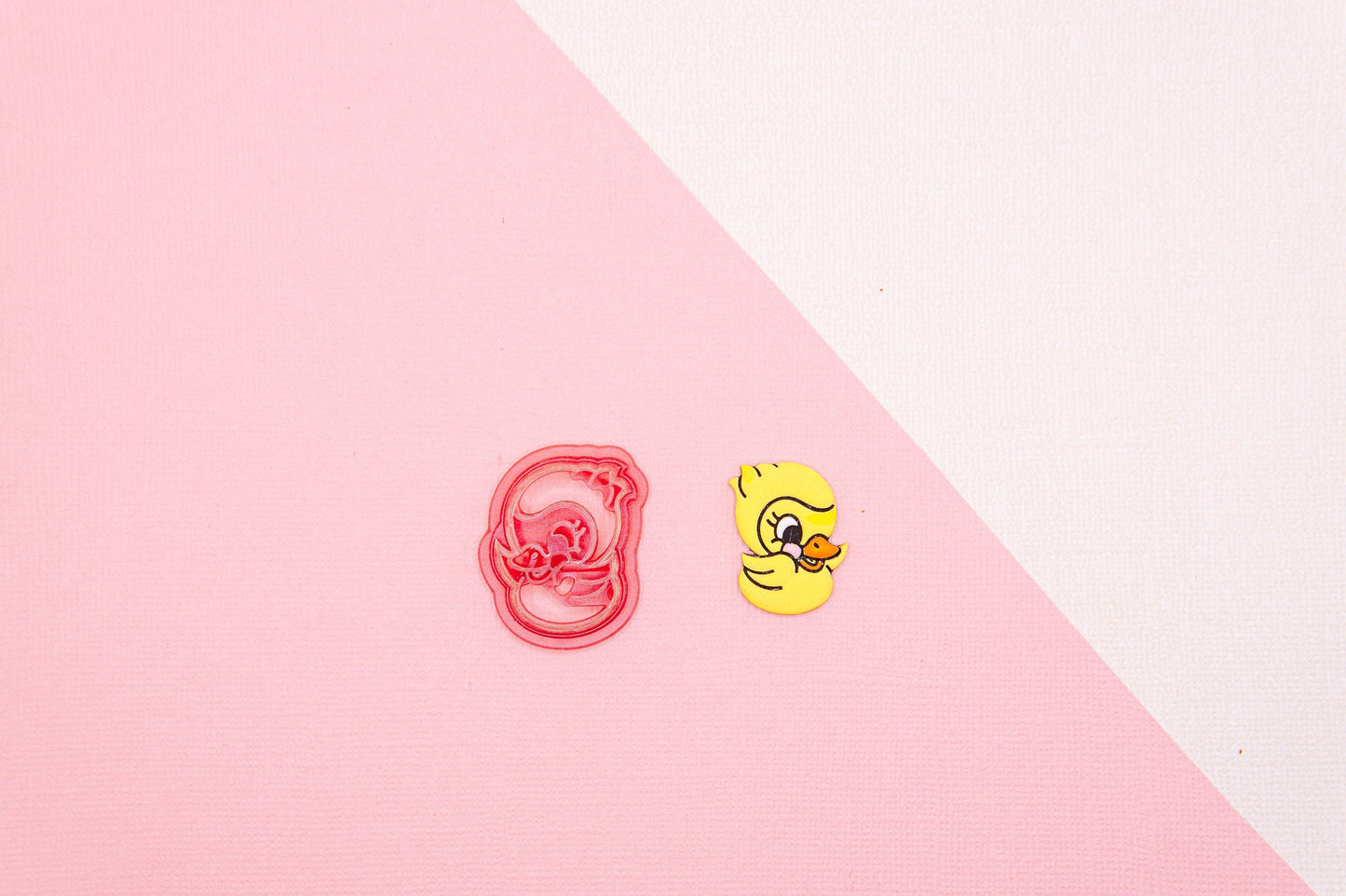 Rubber Ducky Polymer Clay Cutter, Nursery Rhyme Baby Themed Clay Tools, Yellow Rubber Duck Clay Cutter
