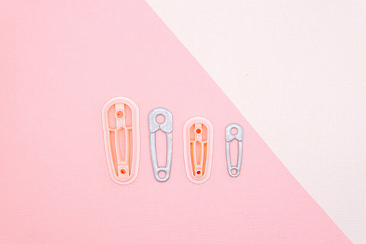 Safety Pin Polymer Clay Cutter, Baby Nursery Rhyme Clay Tool