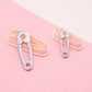 Safety Pin Polymer Clay Cutter, Baby Nursery Rhyme Clay Tool