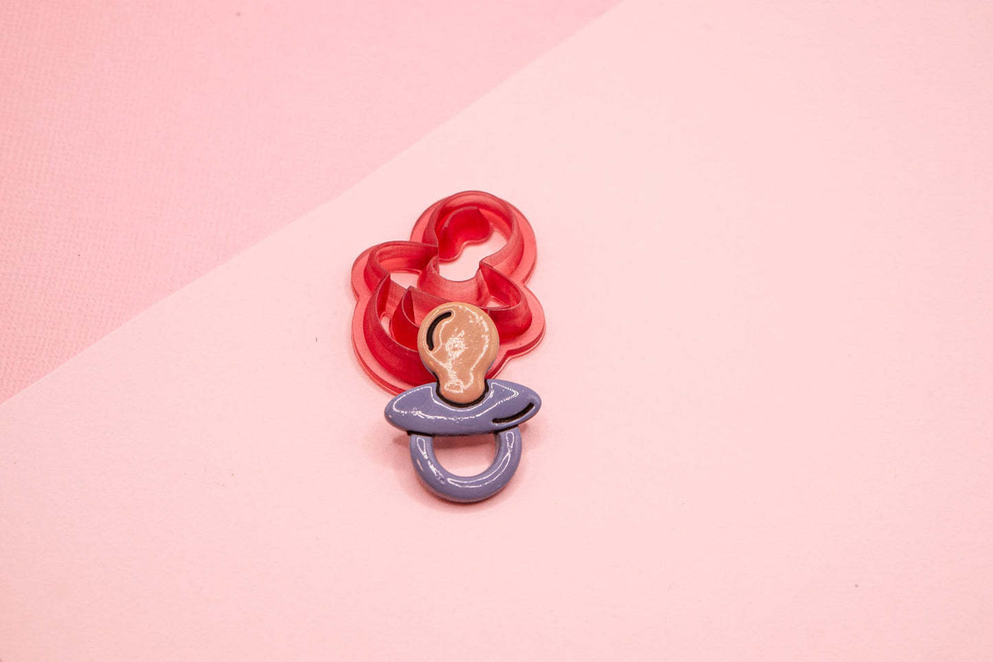 Pacifier Polymer Clay Cutter, Binky Polymer Clay Cutter, Nursery Rhyme Baby Themed Clay Tools