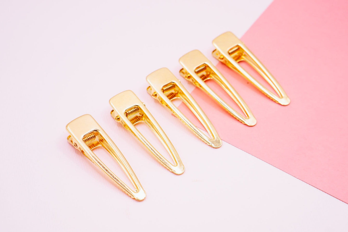 Small Skinny Dagger Shaped Barrette Hair Clip Blanks