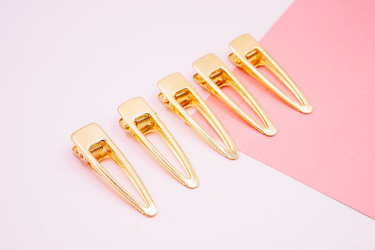 Small Skinny Dagger Shaped Barrette Hair Clip Blanks