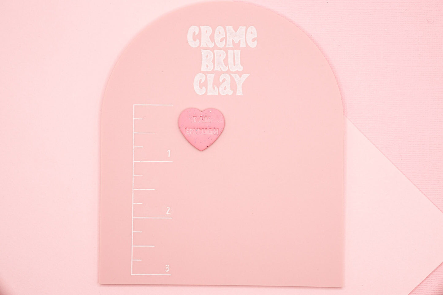 I Am Loved Clay Cutter, I Am Enough Cutter, Mental Health Cutter, Positive Message Cutter, Self Love Cutter