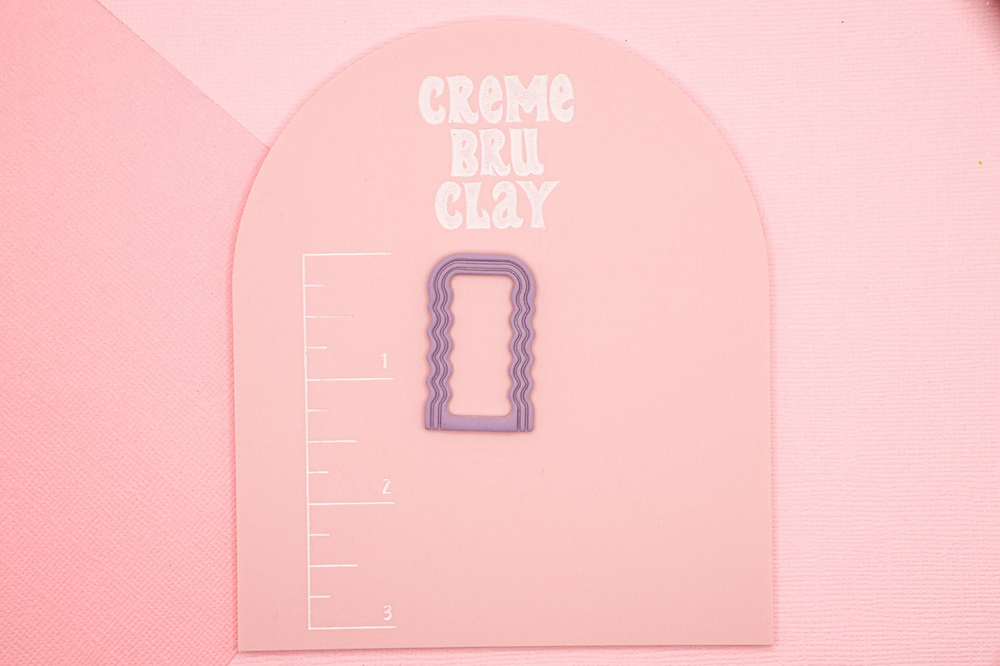 Mirror Frame Clay Cutter, Boho Frame Polymer Clay Cutter