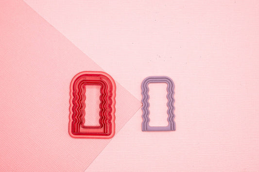 Mirror Frame Clay Cutter, Boho Frame Polymer Clay Cutter