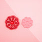 Art Deco Flower Clay Cutter, Stained Glass Style Flower Cutter