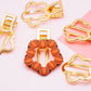 Pumpkin Hoop Hair Clip Polymer Clay Cutter and Blanks Set