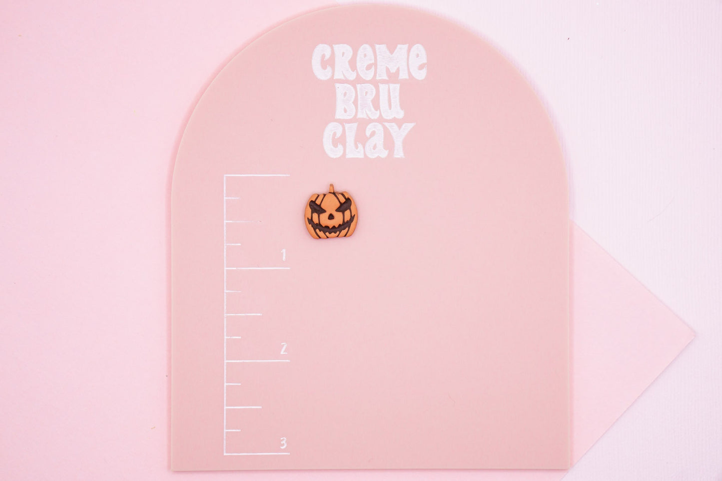 Micro Jack O Lantern Pumpkin Polymer Clay Cutter