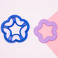 Flower Shaped Hairclip Cutter and Blanks Set