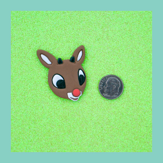 Rudolph The Red Nose Reindeer Polymer Clay Cutter
