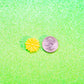 Floral Imprinted Flower Stud Clay Cutter