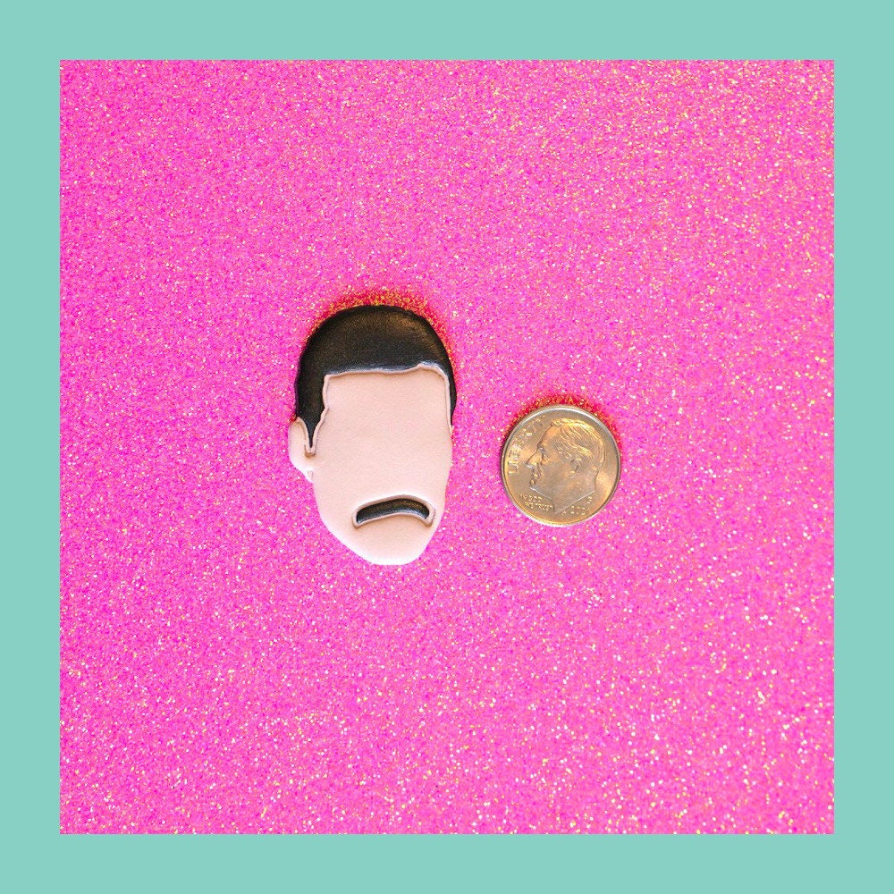 Freddie Mercury Polymer Clay Cutter