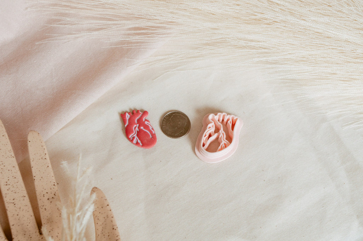 Human Heart Polymer Clay Cutter