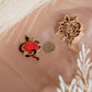 Snake Wrapped Rose Polymer Clay Cutter