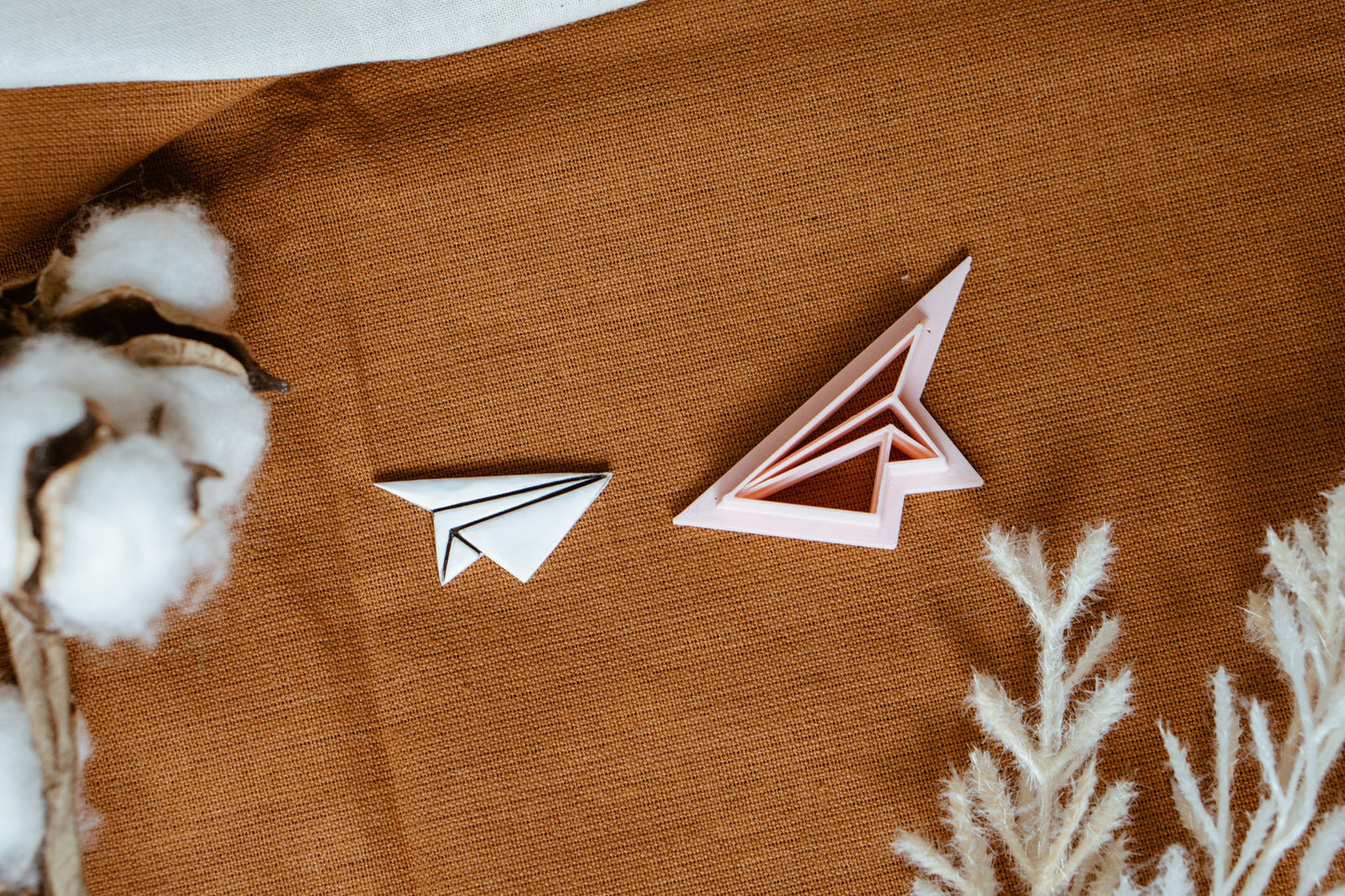 Paper Airplane Polymer Clay Cutter