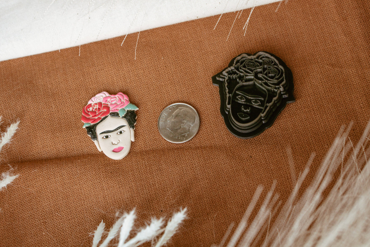 Frida Kahlo Polymer Clay Cutter