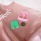 Swim Trunks Polymer Clay Cutter