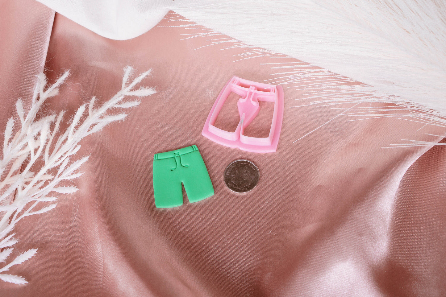 Swim Trunks Polymer Clay Cutter