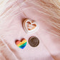 LGBTQIA+ Pride Heart Stud Polymer Clay Cutter Set