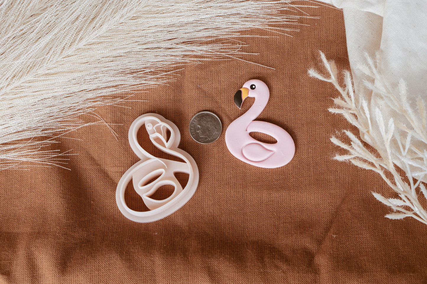 Flamingo Floatie Tube Polymer Clay Cutter