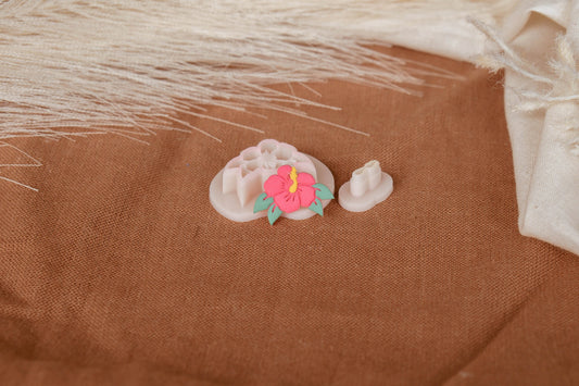 Hibiscus Polymer Clay Cutter Set