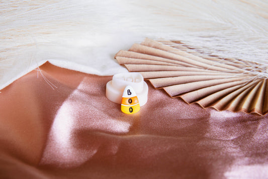 BOO Candy Corn Polymer Clay Cutter