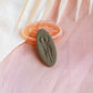 Forest Moon Oval Polymer Clay Cutter