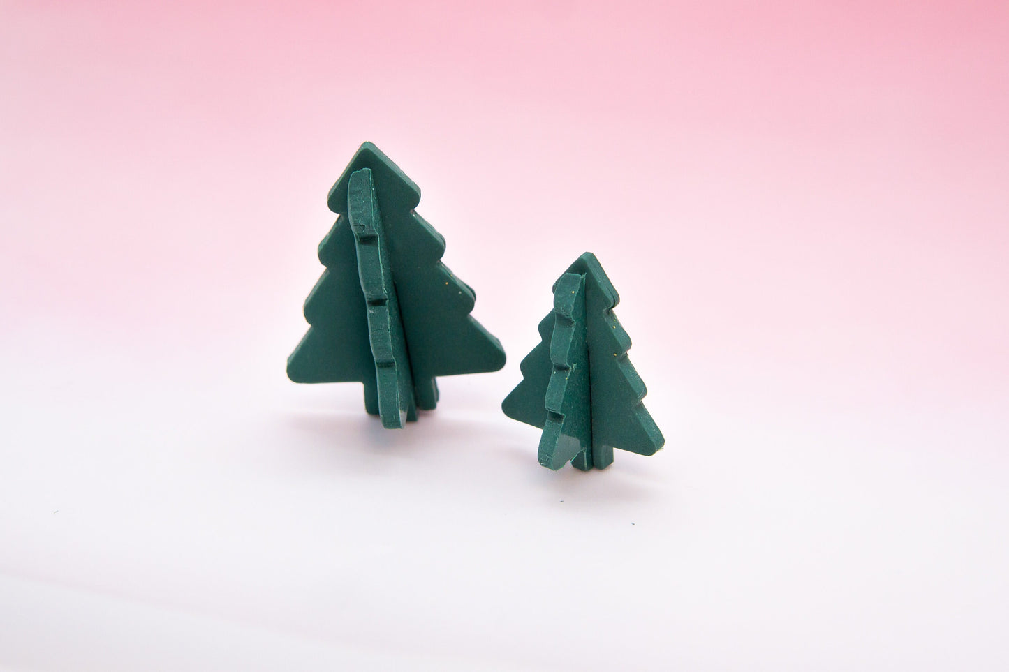 3 Dimensional Christmas Tree Polymer Clay Cutter Set