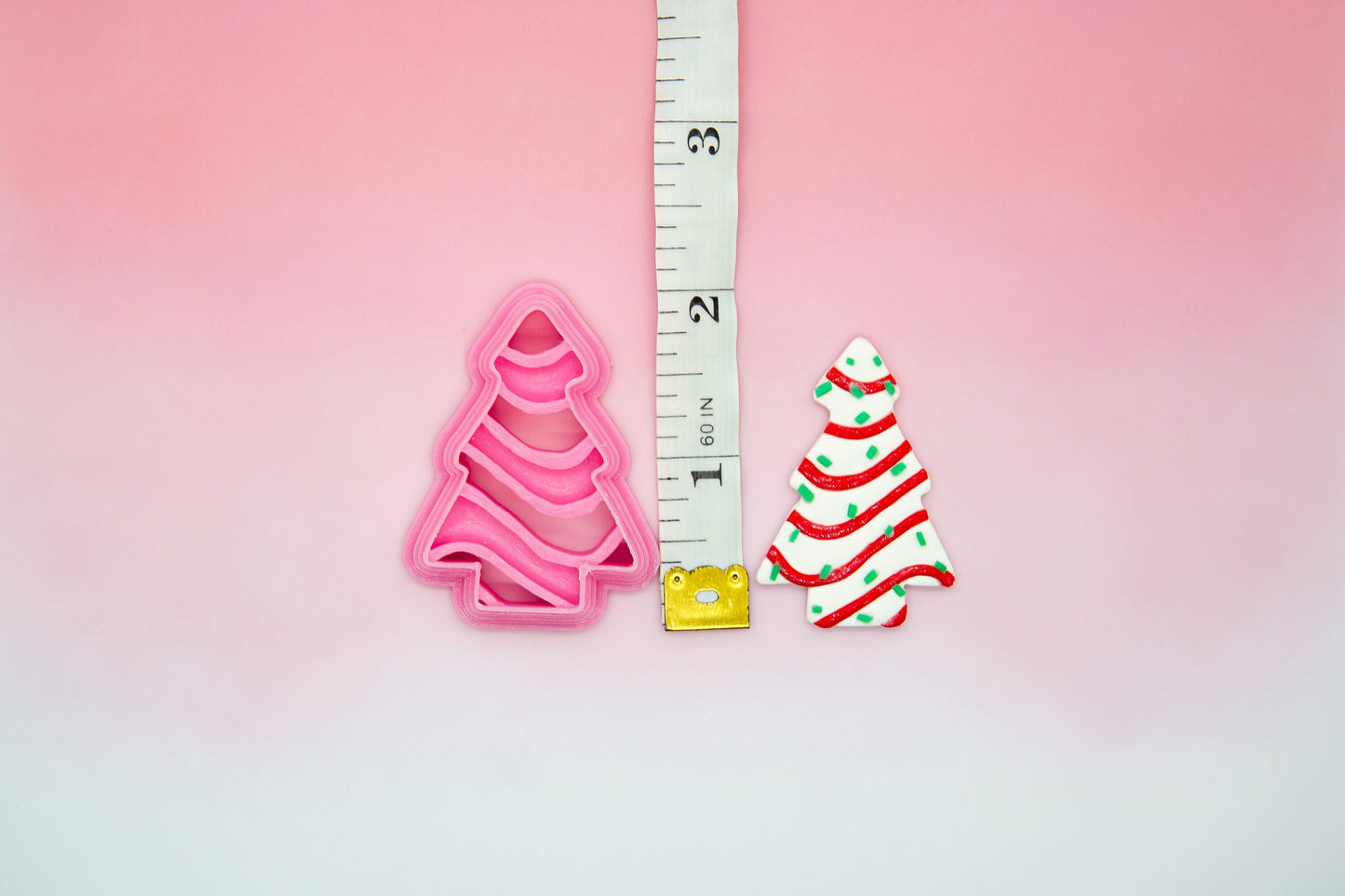 Little Debbie Christmas Tree Cake Polymer Clay Cutter