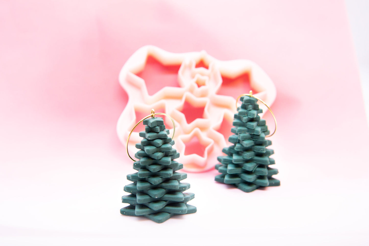 Christmas Tree Stacker Polymer Clay Cutter