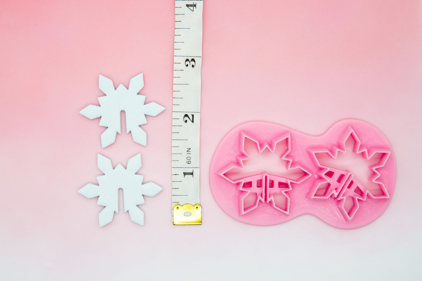 3D Snowflake Polymer Clay Cutter