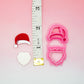 Santa Hat and Beard Polymer Clay Cutter Set
