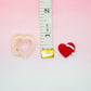 Santa Hat Heart Polymer Clay Cutter