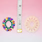 Christmas Lights Wreath Polymer Clay Cutter