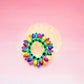 Christmas Lights Wreath Polymer Clay Cutter