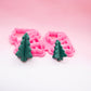 3 Dimensional Christmas Tree Polymer Clay Cutter Set