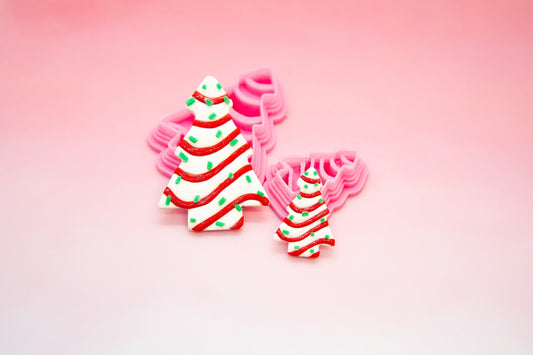 Little Debbie Christmas Tree Cake Polymer Clay Cutter