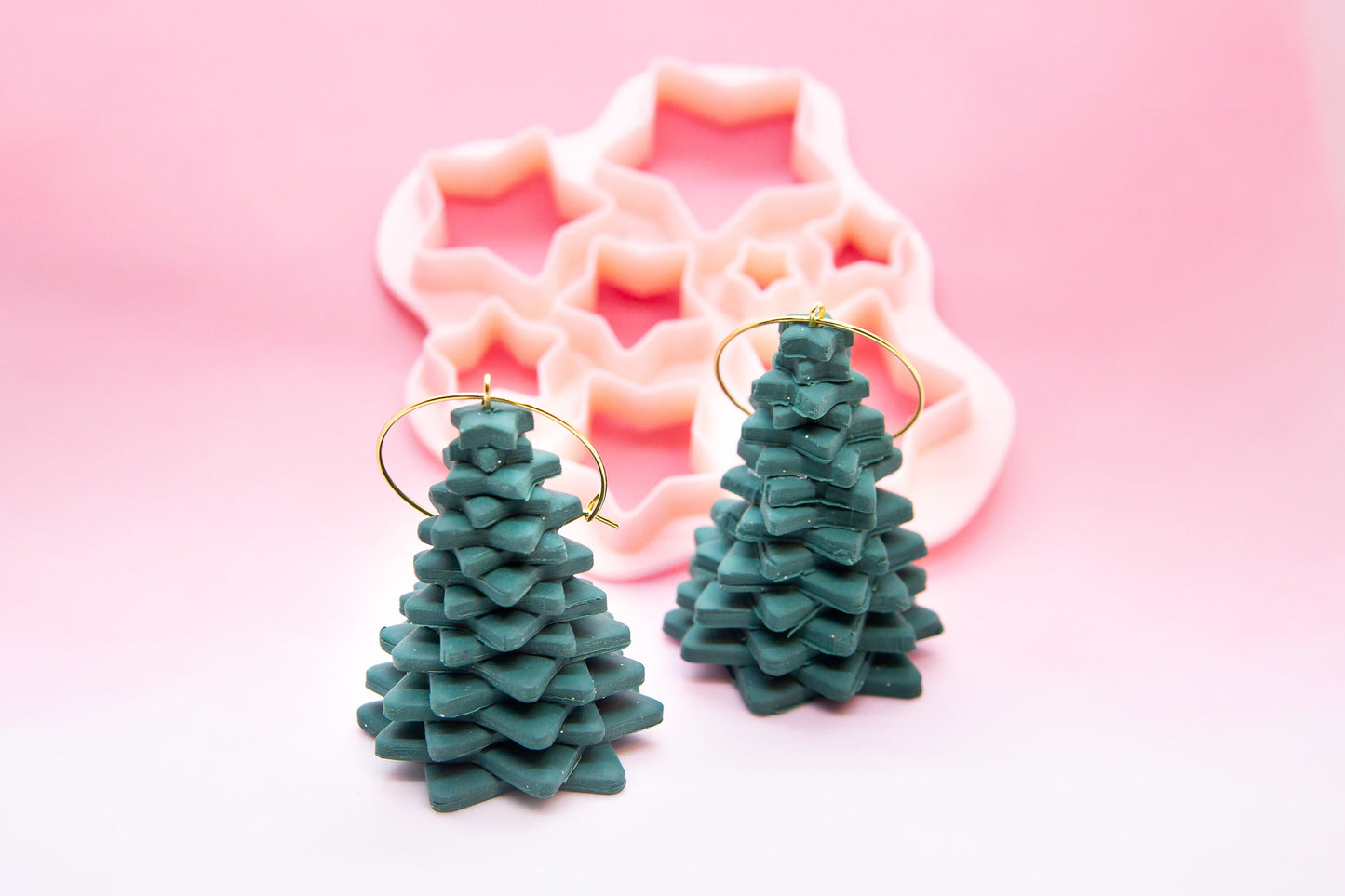 Christmas Tree Stacker Polymer Clay Cutter