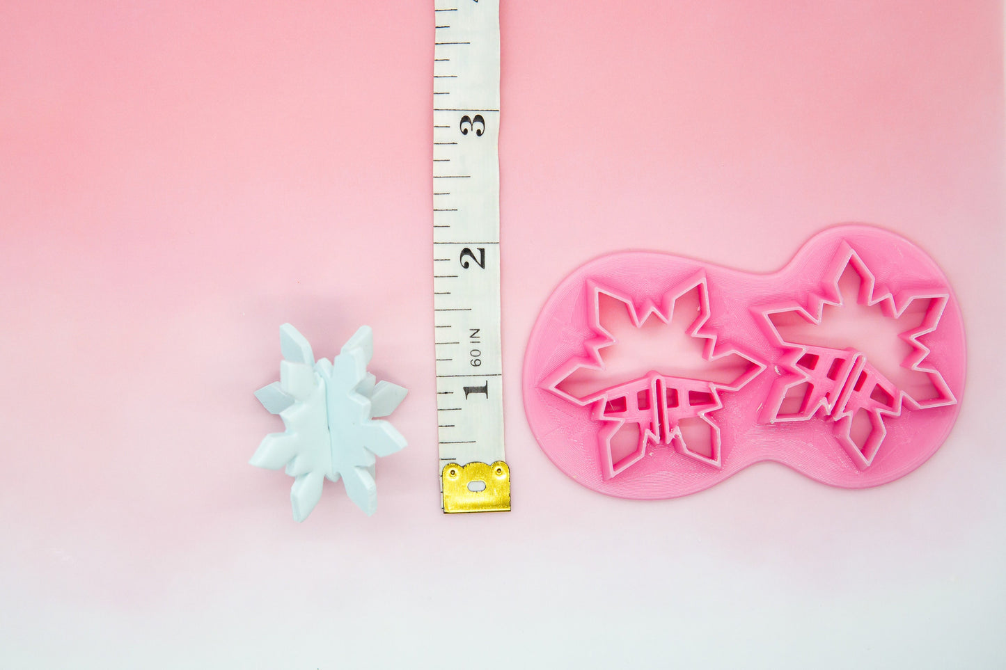 3D Snowflake Polymer Clay Cutter