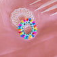 Christmas Lights Wreath Polymer Clay Cutter