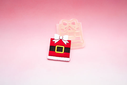 Santa Gift Box Polymer Clay Cutter