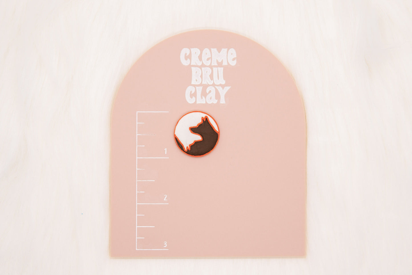Wolf Ying Yang Circle Polymer Clay Cutter, Nature Clay Cutter, Craft Tools