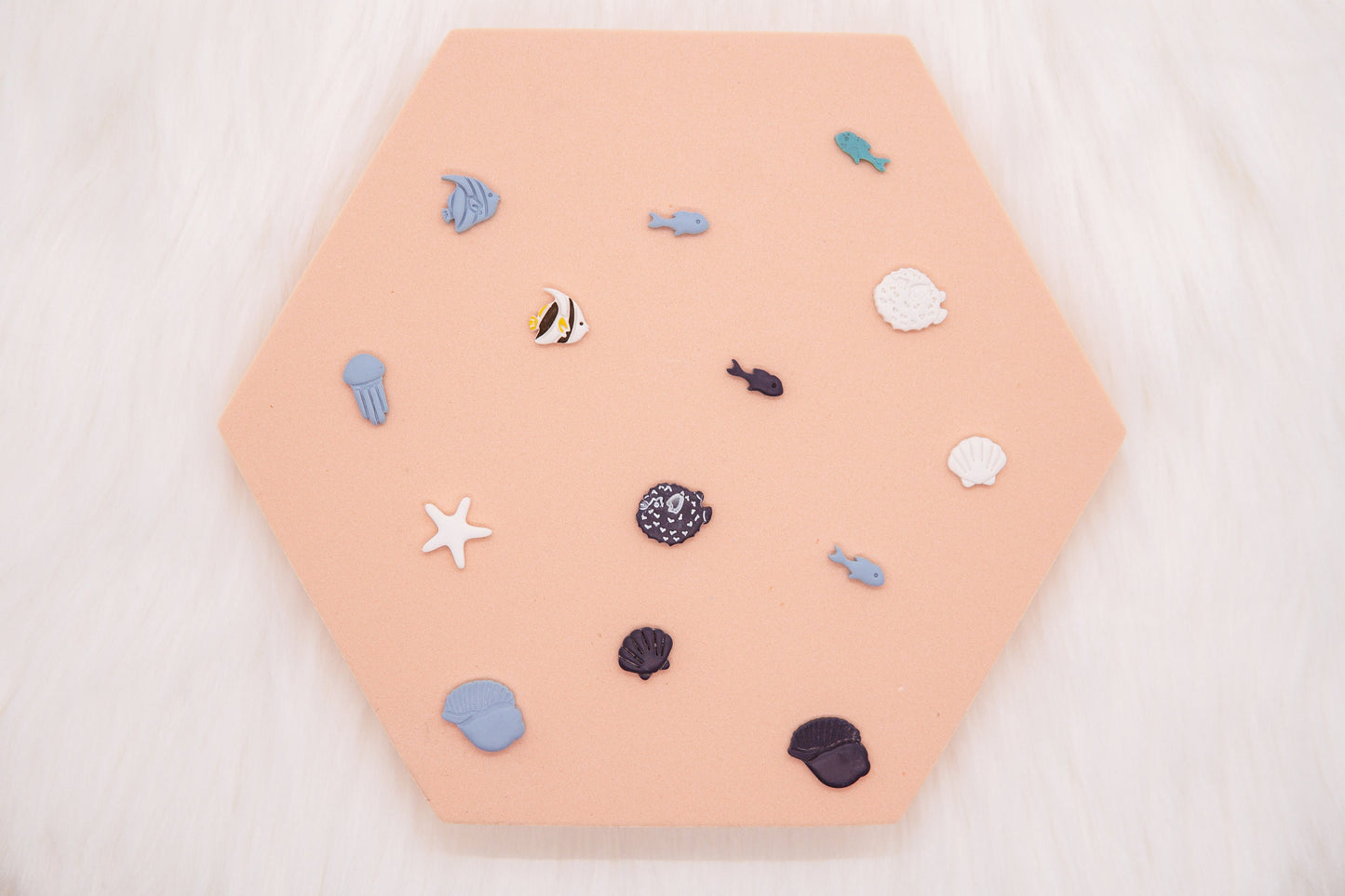 Ocean Themed Polymer Clay Micro Cutter Set, Fish Clay Cutter, Shell Clay Cutter, Jellyfish Clay Cutter, Craft Tools Set