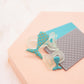 Mermaid Tail Polymer Clay Cutters and Scales Texture Mat Set