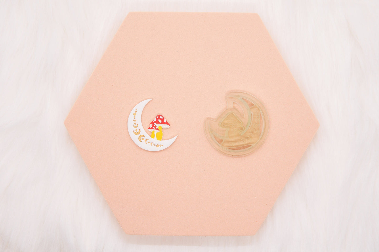 Moon Mushroom Polymer Clay Cutter, Nature Inspired Clay Cutter, Craft Tools