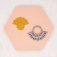 Geometric Circle Fan Polymer Clay Cutter, Funky Clay Cutter, Craft Tools